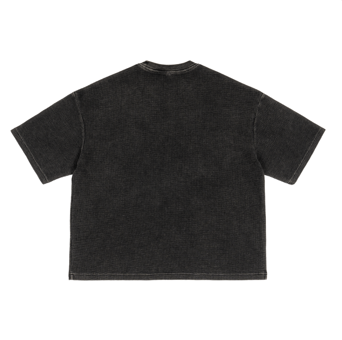 Waffle Texture Boxy T-shirt