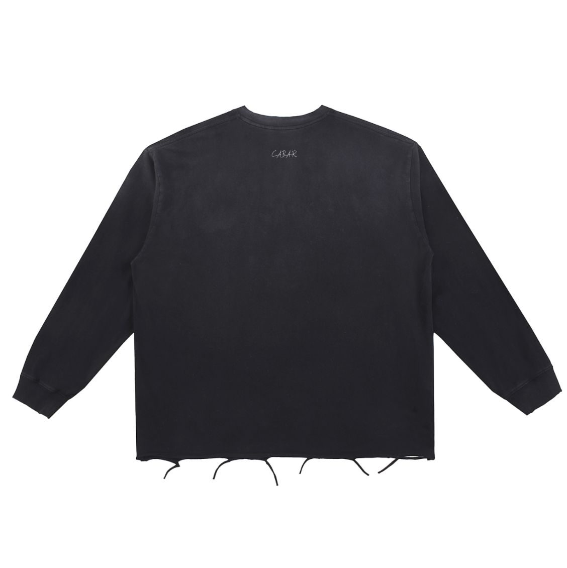 Raw Edge Long Sleeve T-shirt